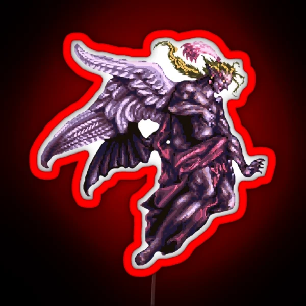 Final Fantasy VI Kefka RGB Neon Sign