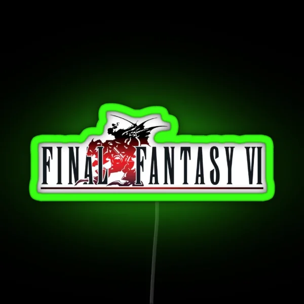Final Fantasy VI RGB Neon Sign