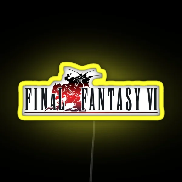 Final Fantasy VI RGB Neon Sign