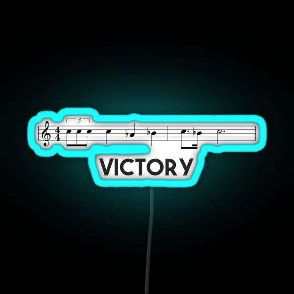 Final Fantasy Victory Theme Fanfare RGB Neon Sign