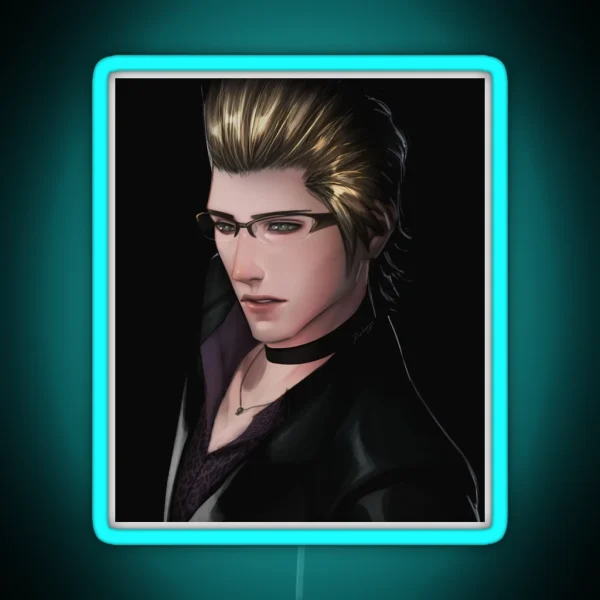 Final Fantasy XV Ignis X Choker RGB Neon Sign