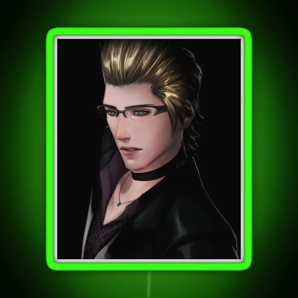 Final Fantasy XV Ignis X Choker RGB Neon Sign