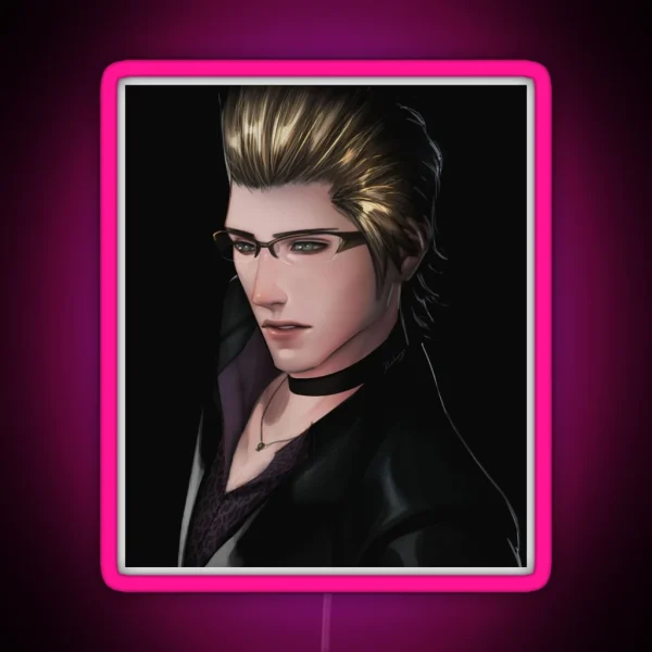 Final Fantasy XV Ignis X Choker RGB Neon Sign