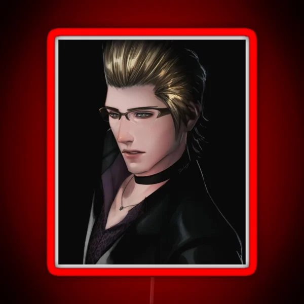 Final Fantasy XV Ignis X Choker RGB Neon Sign
