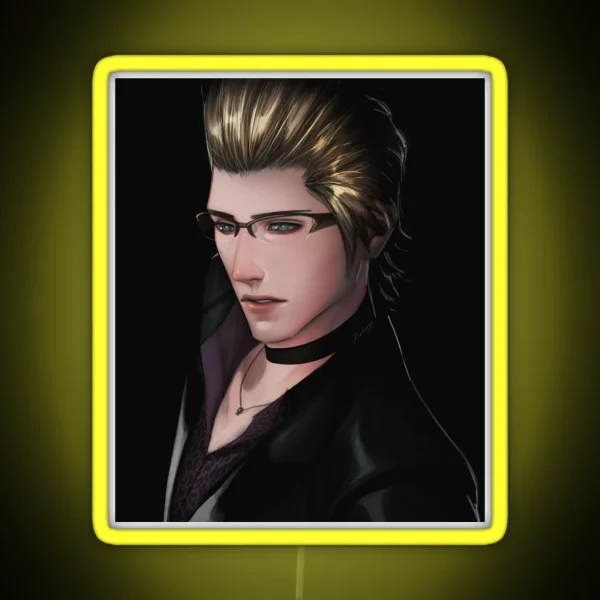 Final Fantasy XV Ignis X Choker RGB Neon Sign