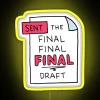Final Final Final Draft RGB Neon Sign - Image 5