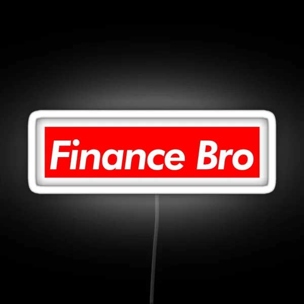 Finance Bro RGB Neon Sign