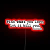 Find What You Love RGB Neon Sign - Image 2