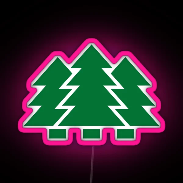 Fir Forest Fir Tree Fir RGB Neon Sign