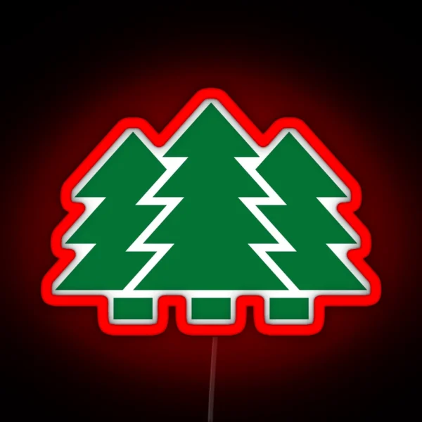 Fir Forest Fir Tree Fir RGB Neon Sign