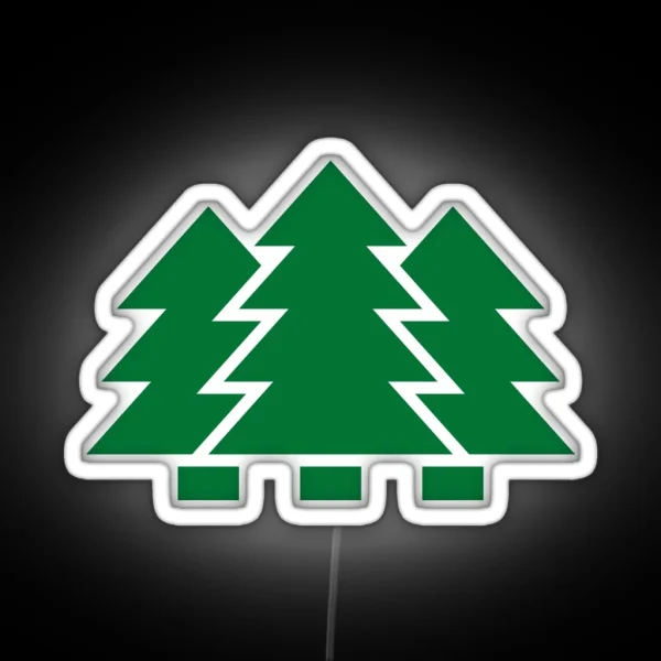 Fir Forest Fir Tree Fir RGB Neon Sign