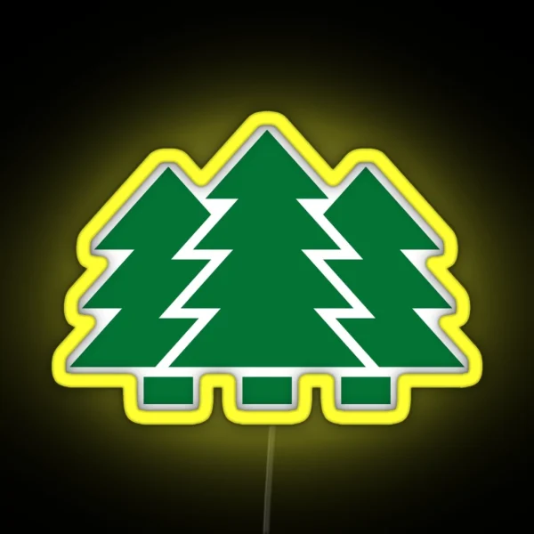 Fir Forest Fir Tree Fir RGB Neon Sign