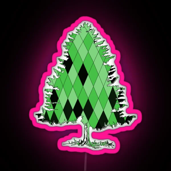 Fir Tree RGB Neon Sign