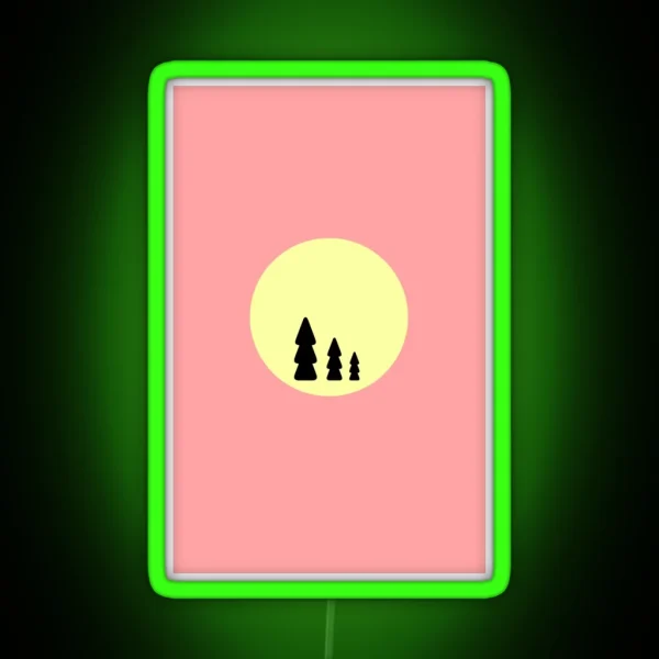 Fir Trees RGB Neon Sign
