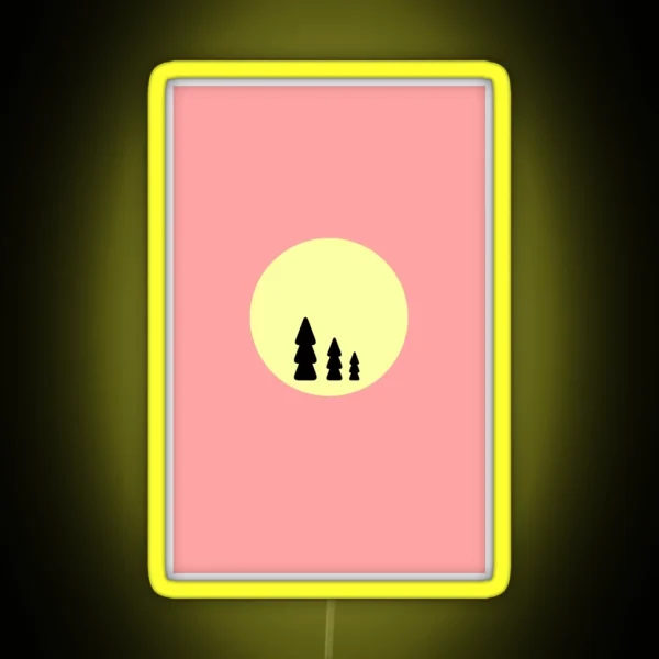 Fir Trees RGB Neon Sign