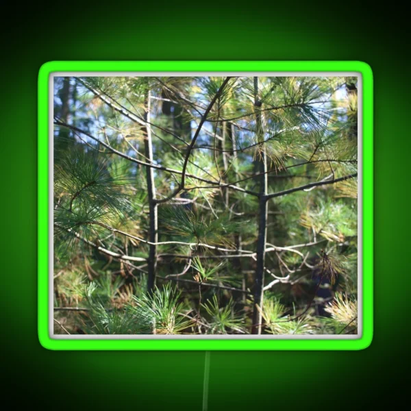 Fir Trees RGB Neon Sign