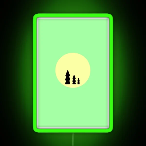 Fir Trees RGB Neon Sign