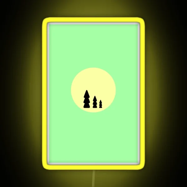 Fir Trees RGB Neon Sign