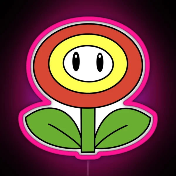 Fire Flower Led RGB Neon Sign