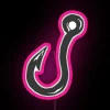 Fish Hook Black RGB Neon Sign - Image 6