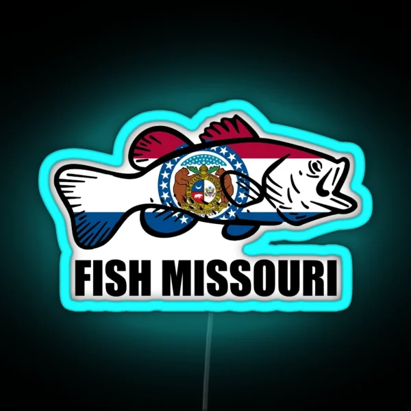 Fish Missouri RGB Neon Sign