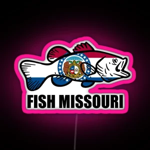 Fish Missouri RGB Neon Sign