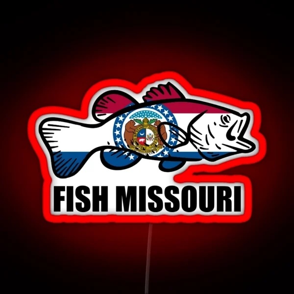 Fish Missouri RGB Neon Sign