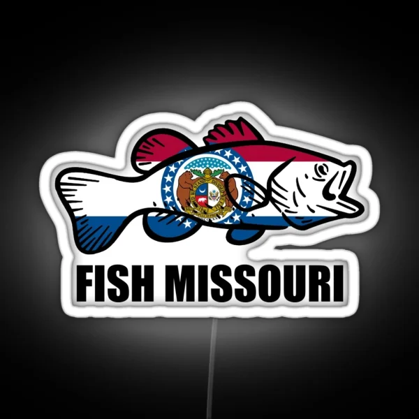 Fish Missouri RGB Neon Sign