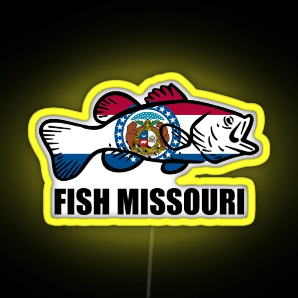 Fish Missouri RGB Neon Sign