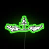 Fish On An Anchor Cross Light Background RGB Neon Sign - Image 4