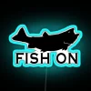 Fish On RGB Neon Sign - Image 2