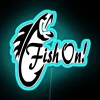 Fish On RGB Neon Sign - Image 2