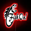 Fish On RGB Neon Sign