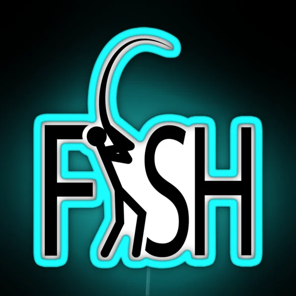 FISH RGB Neon Sign