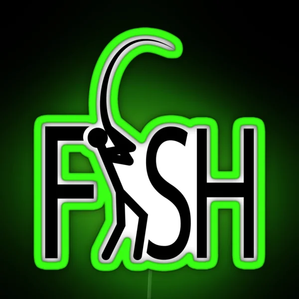 FISH RGB Neon Sign