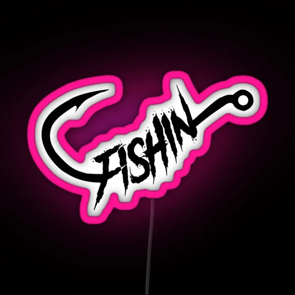 FISHIN Brand Logo RGB Neon Sign