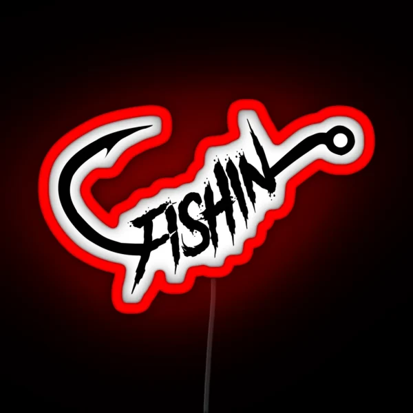 FISHIN Brand Logo RGB Neon Sign