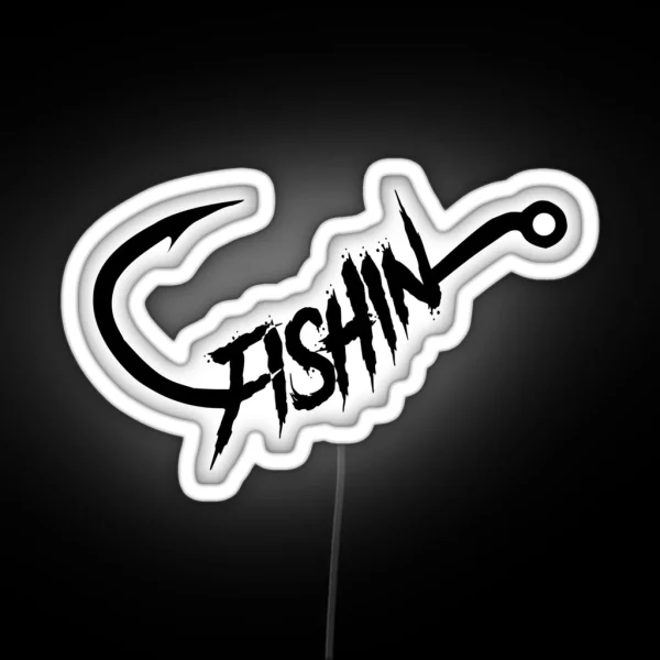 FISHIN Brand Logo RGB Neon Sign