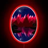 Fishin In The Moonlight RGB Neon Sign