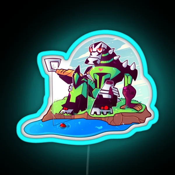 Fishin Lockdown RGB Neon Sign