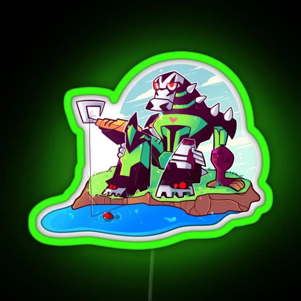 Fishin Lockdown RGB Neon Sign