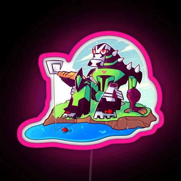 Fishin Lockdown RGB Neon Sign