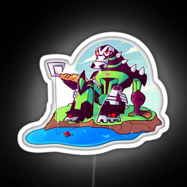 Fishin Lockdown RGB Neon Sign