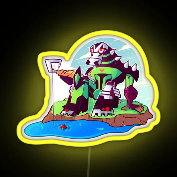Fishin Lockdown RGB Neon Sign