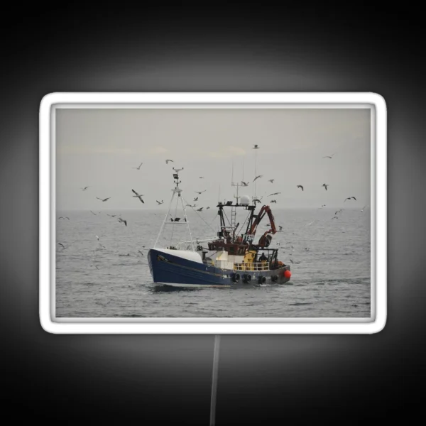 Fishing Boat Scotland RGB Neon Sign