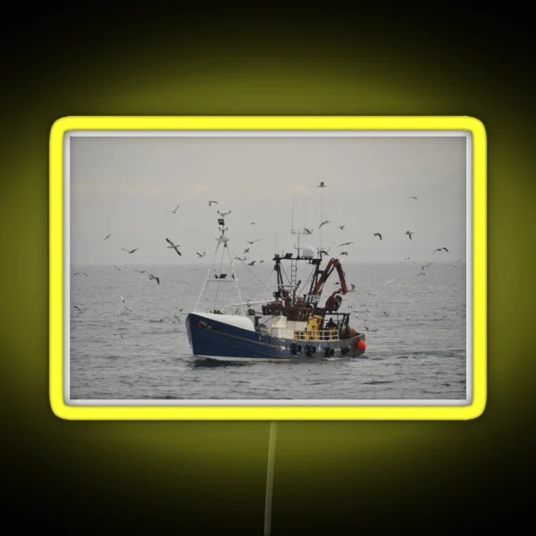 Fishing Boat Scotland RGB Neon Sign