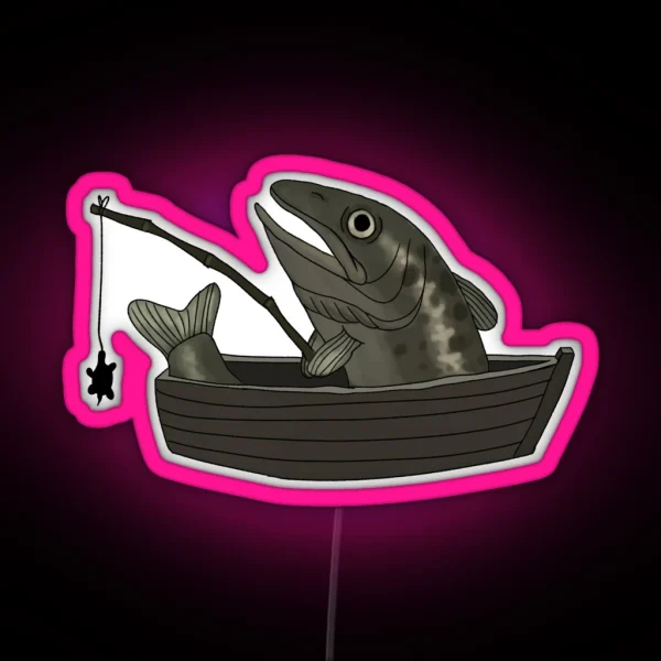 Fishing For Turts RGB Neon Sign