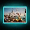 Fishing Gear On Garrucha Quayside RGB Neon Sign - Image 2