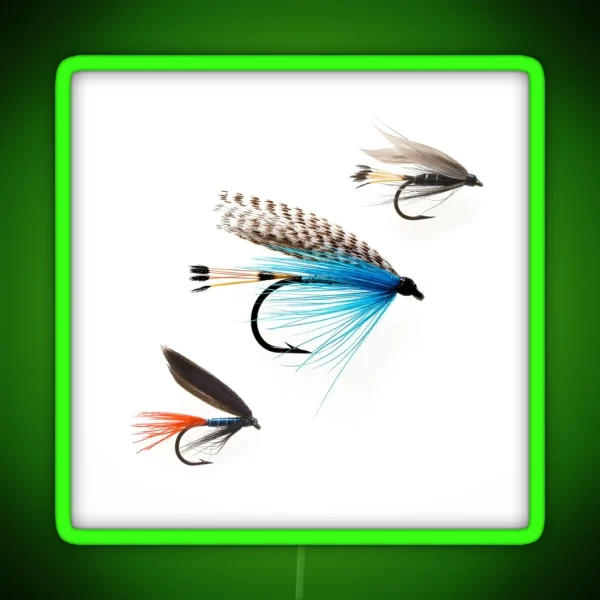Fishing Lures RGB Neon Sign