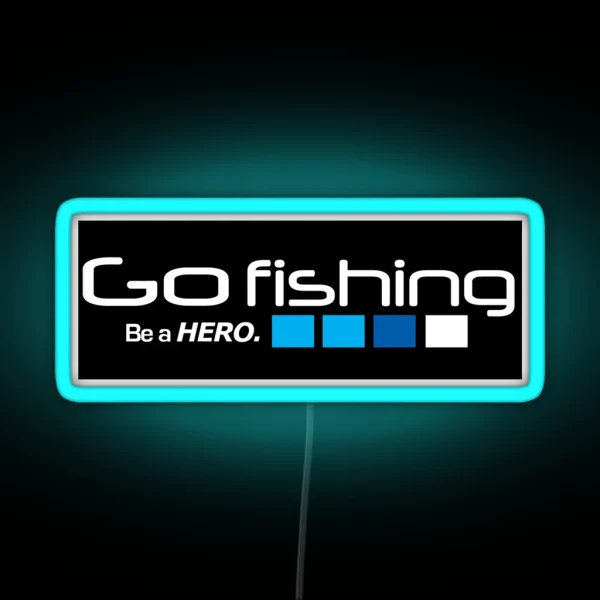 Fishing RGB Neon Sign